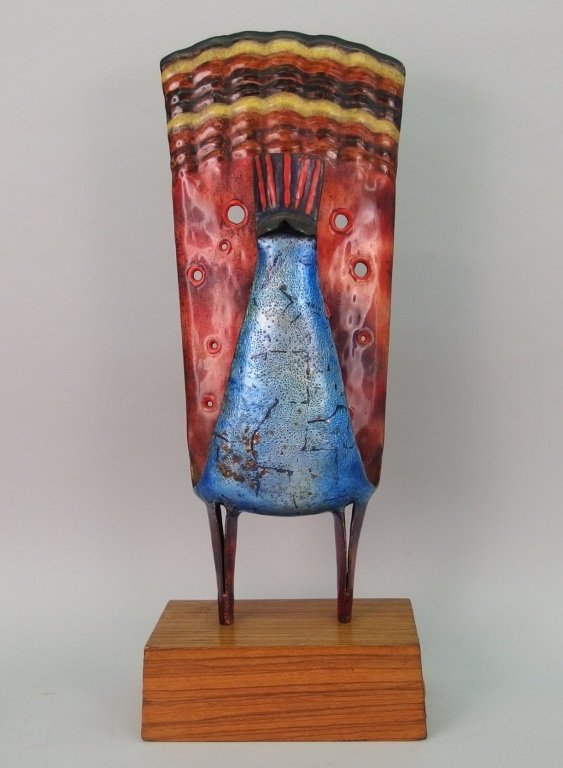 Gio Ponti for Paolo di Poli Enamel Peacock (1 of 9)