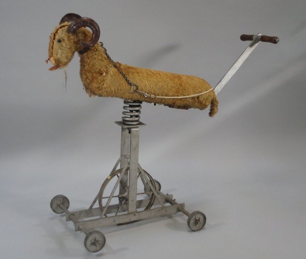 Rare DeMoulin Bros Fraternal Initiation Goat (1 of 8)