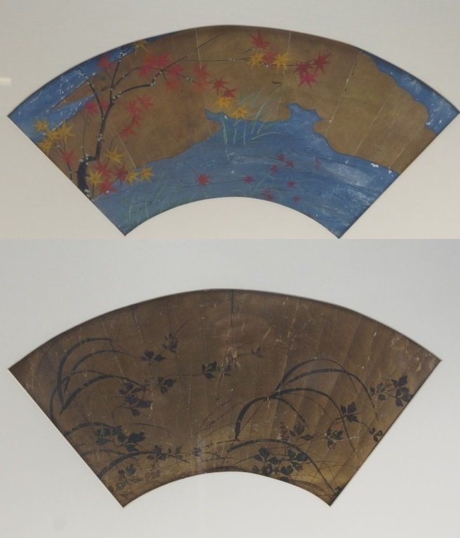 2 Chinese Fan Paintings (1 of 7)