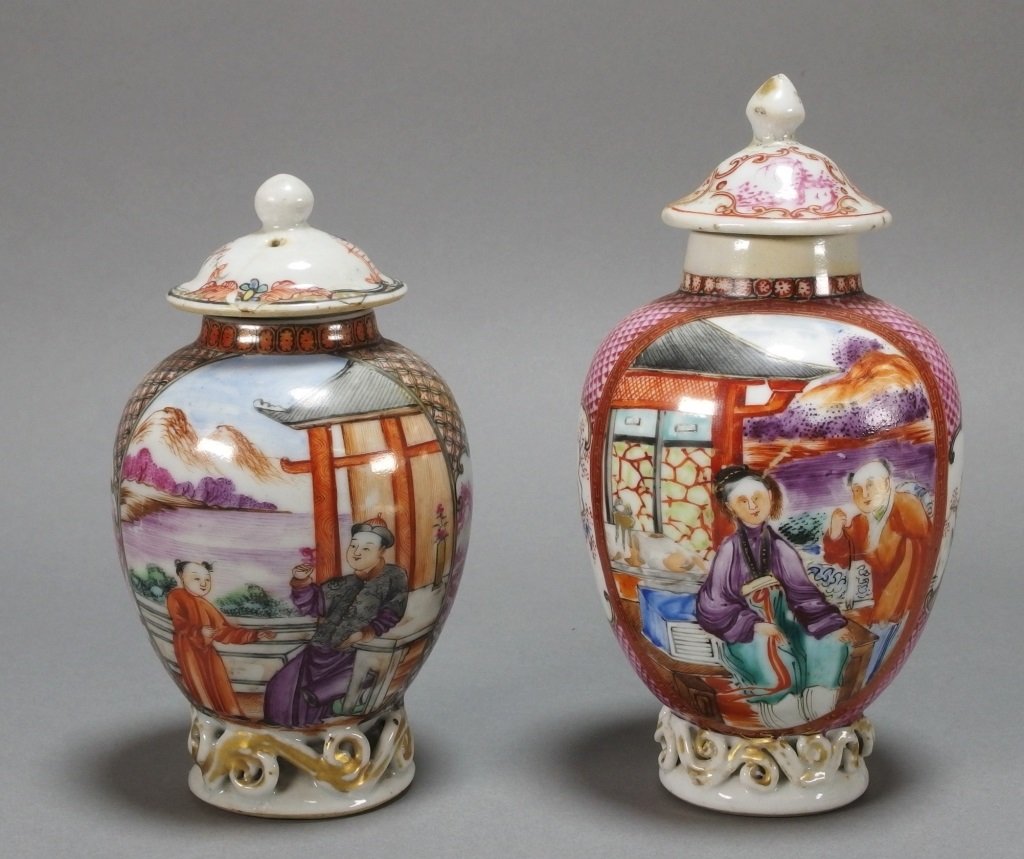 Chinese Export Porcelain Ginger Jar Vases (1 of 10)