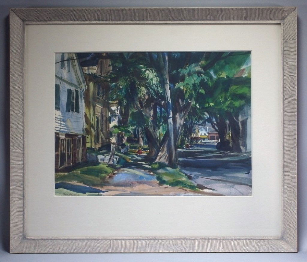 Morton Roberts Street Scene Painting (1 of 8)