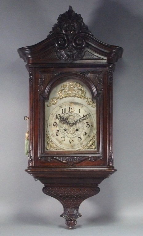 FINE Farrow Green London Walnut Wall Clock (1 of 10)