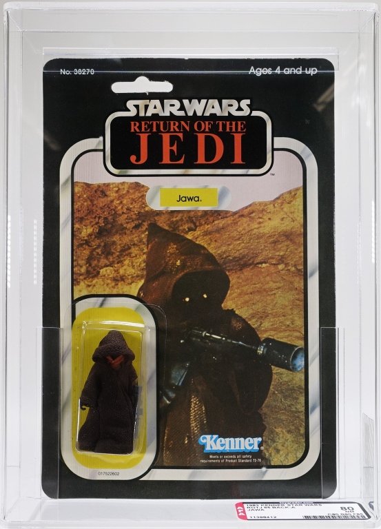 1983 Star Wars ROTJ 65 Back A Jawa AFA 80 (1 of 4)