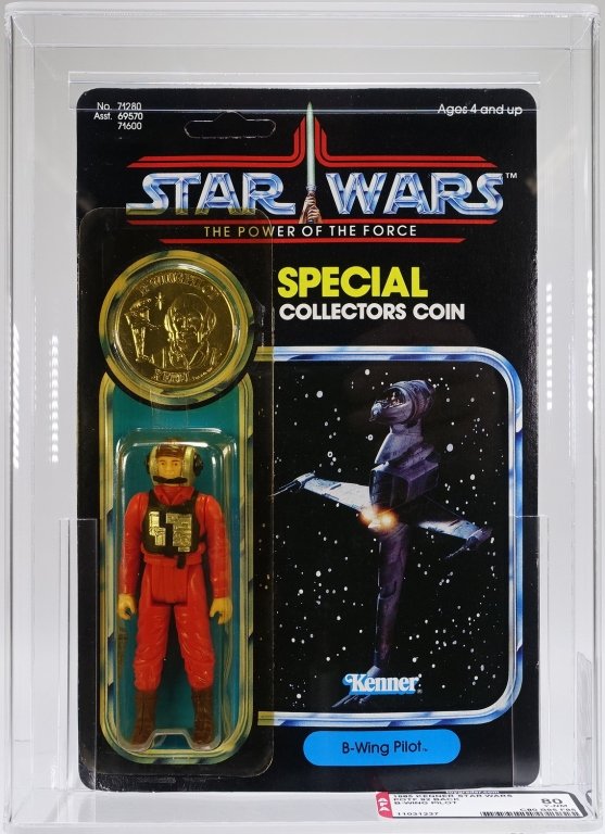 1985 Star Wars POTF 92 Back B-Wing Pilot AFA 80 (1 of 4)