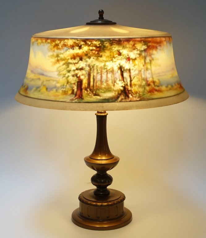Pairpoint C. Durand Reverse Hand Painted Lamp (1 of 10)