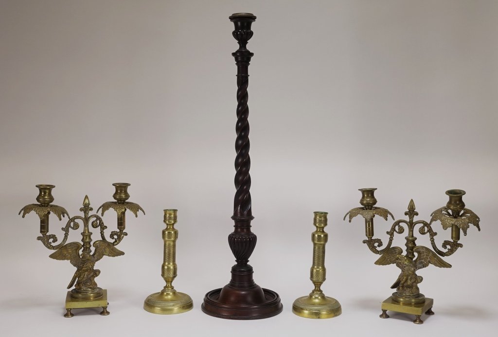 Antique Eagle Candleabra Candlestick Grouping (1 of 10)