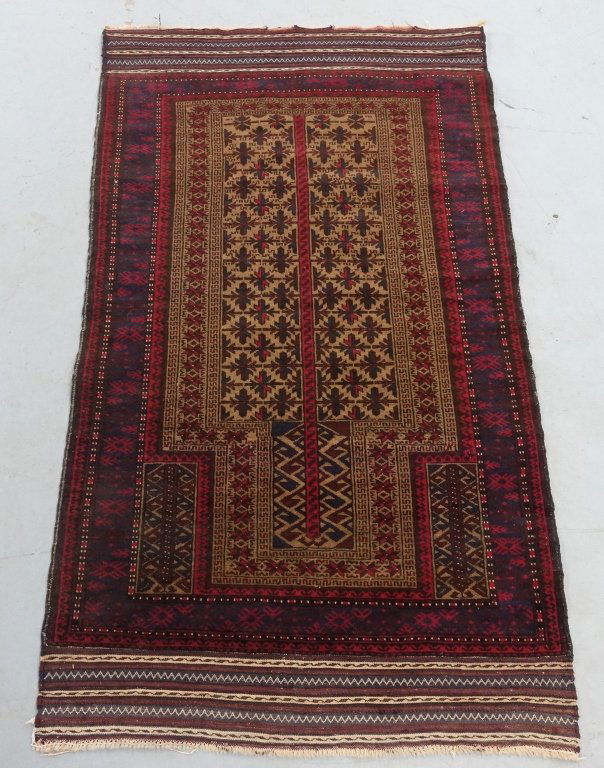 Persian Baluch Prayer Rug (1 of 9)
