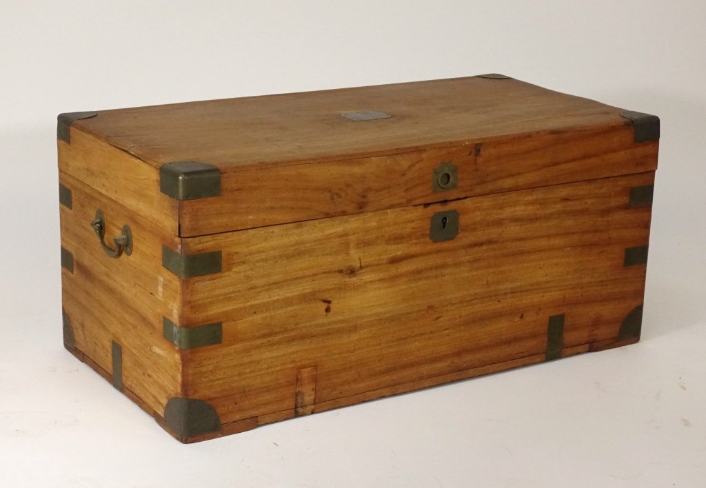 Chinese Camphor Wood Campaign Chest (1 of 7)
