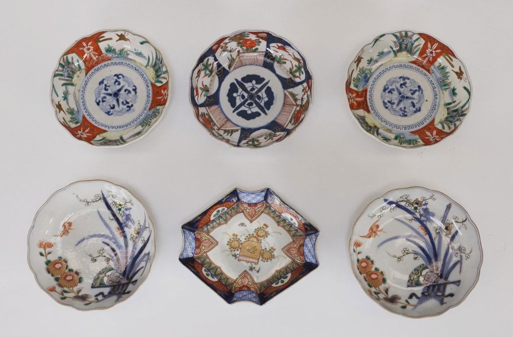 6PC. Japanese Imari Porcelain Bowl Group (1 of 5)