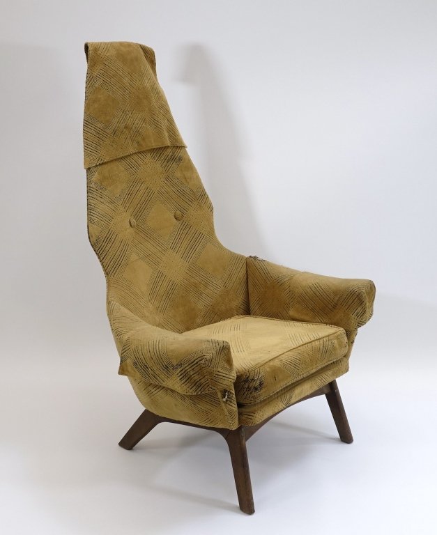 Attrib. Adrian Pearsall MCM High Back Chair (1 of 10)