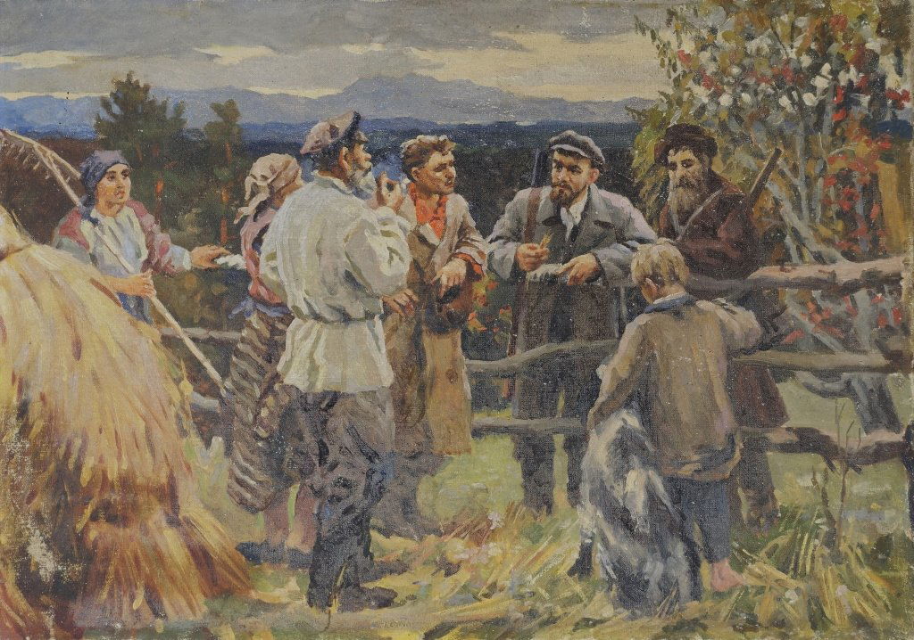 Russian Portrait Painting of Young Vladimir Lenin (1 of 8)