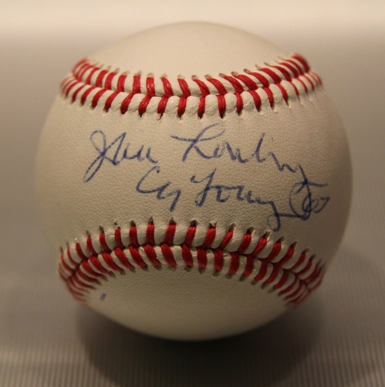 Cy Young and Jim Longborg Signed Baseball (1 of 2)
