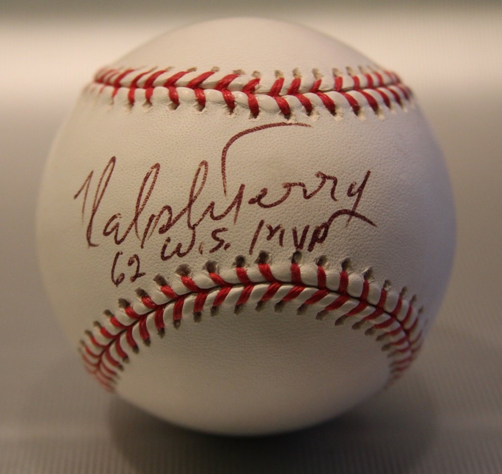 Ralph Terry Signed Baseball (1 of 2)