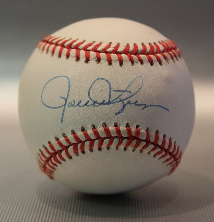 Rollie Fingers Signed Baseball: Rollie Fingers Signed Baseball, Rawlings official ball American League, signed in ball point pen in sweet spot, light bone color to ball.Provenance: This is a single owner collection, from Hall’s No