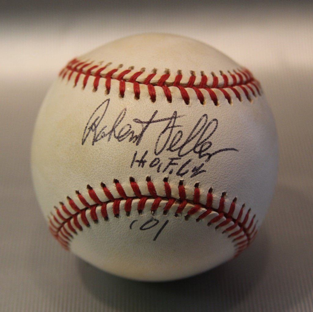 Robert Feller Signed Baseball (1 of 2)
