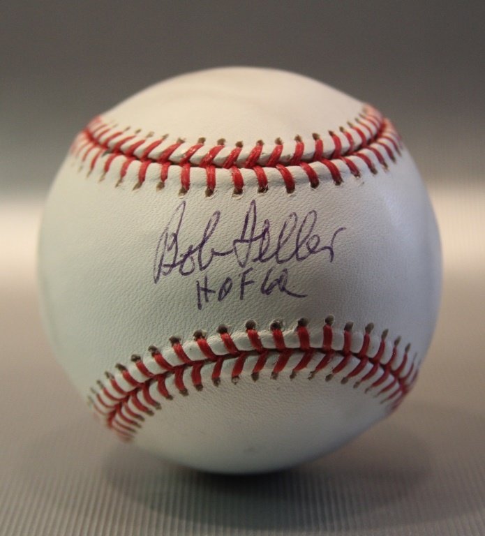 Robert Feller Signed Baseball (1 of 2)