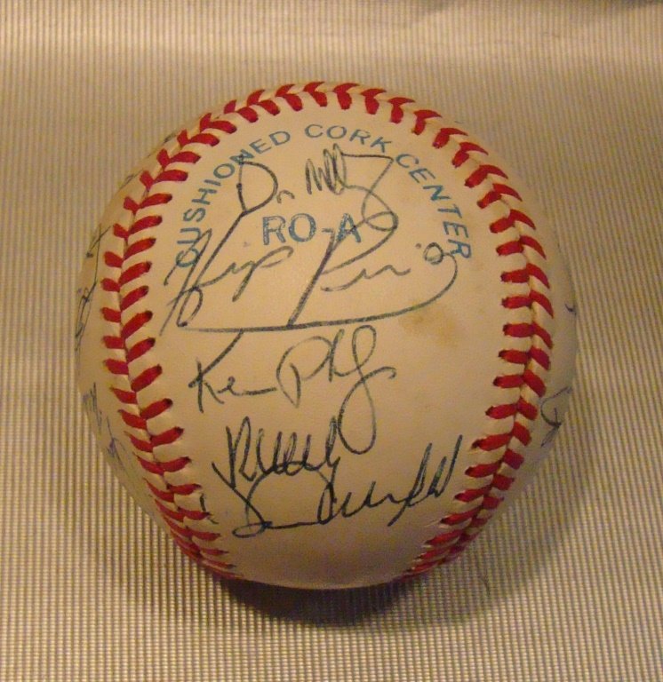 1988 Yankee Team Signed  Baseball (1 of 5)