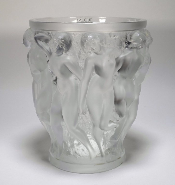 Lalique Bacchantes Clear Crystal Vase (1 of 5)