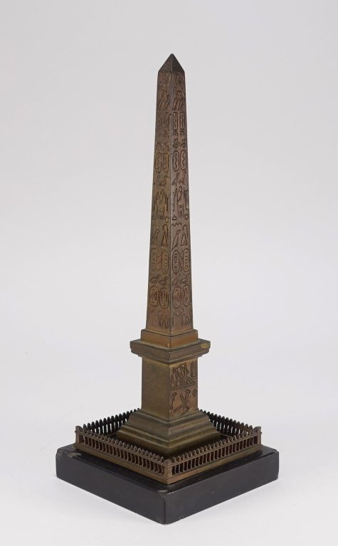 Continental Grand Tour Bronze Model of Obelisk. (1 of 6)
