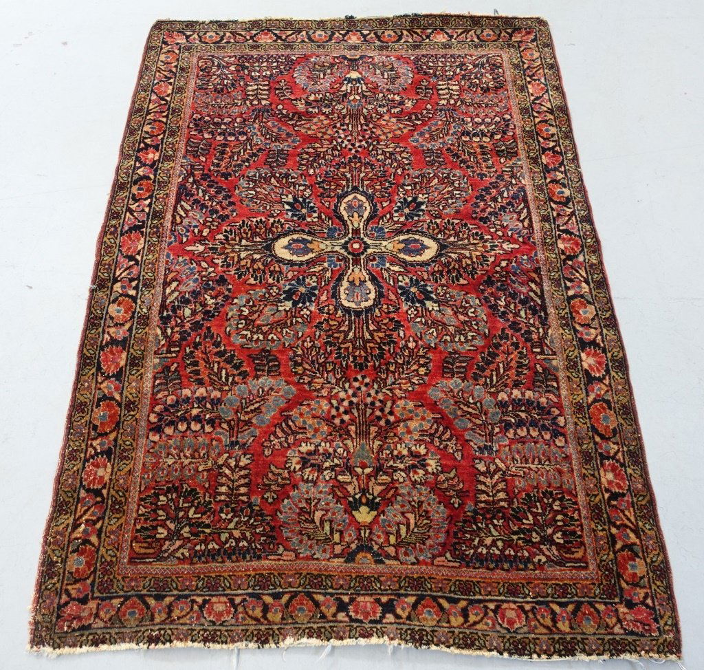 Persian Sarouk Carpet Rug (1 of 9)