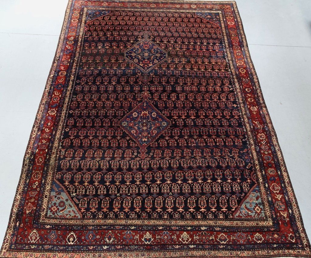 Antique North Persian Oriental Carpet Rug (1 of 10)