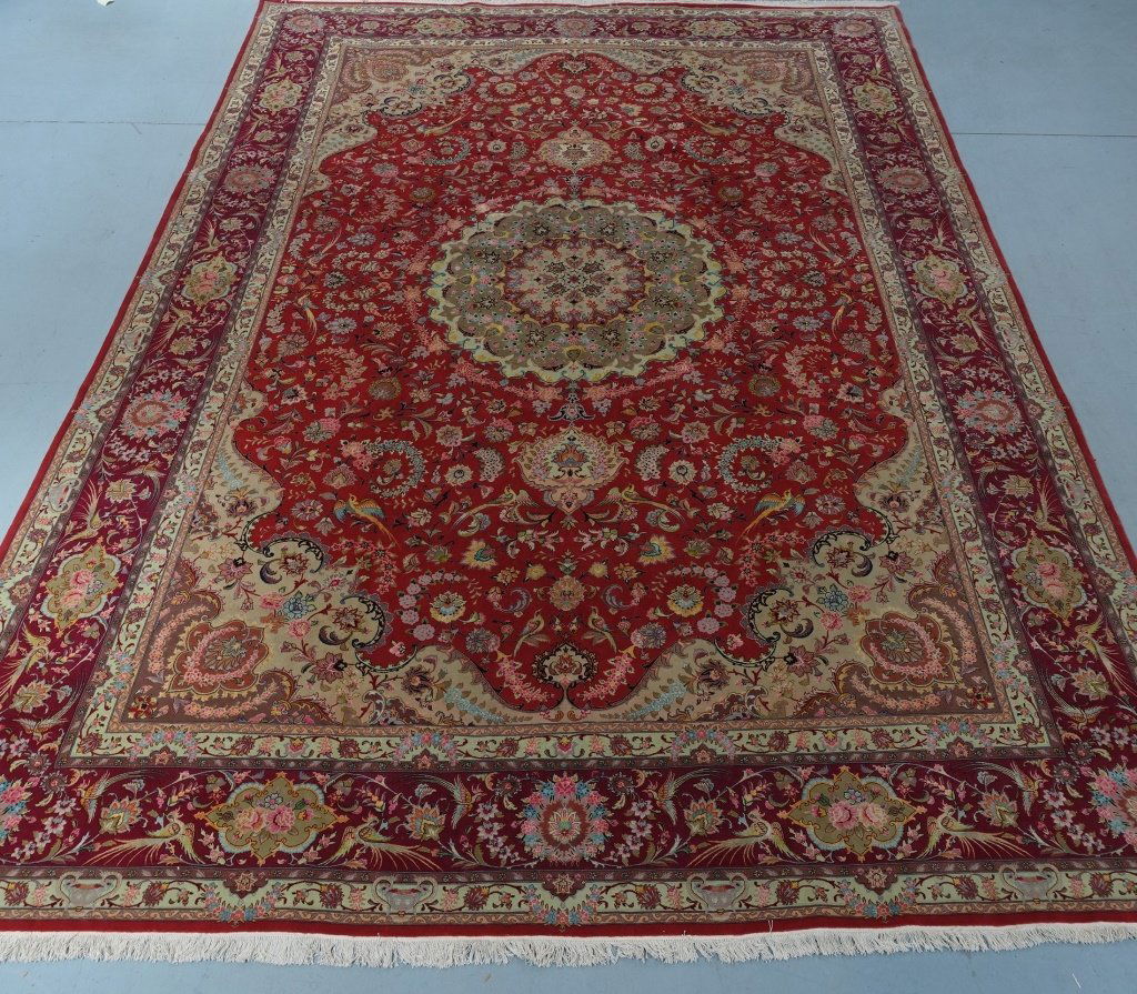 Persian Handmade Tabriz Oversized Room Rug (1 of 8)