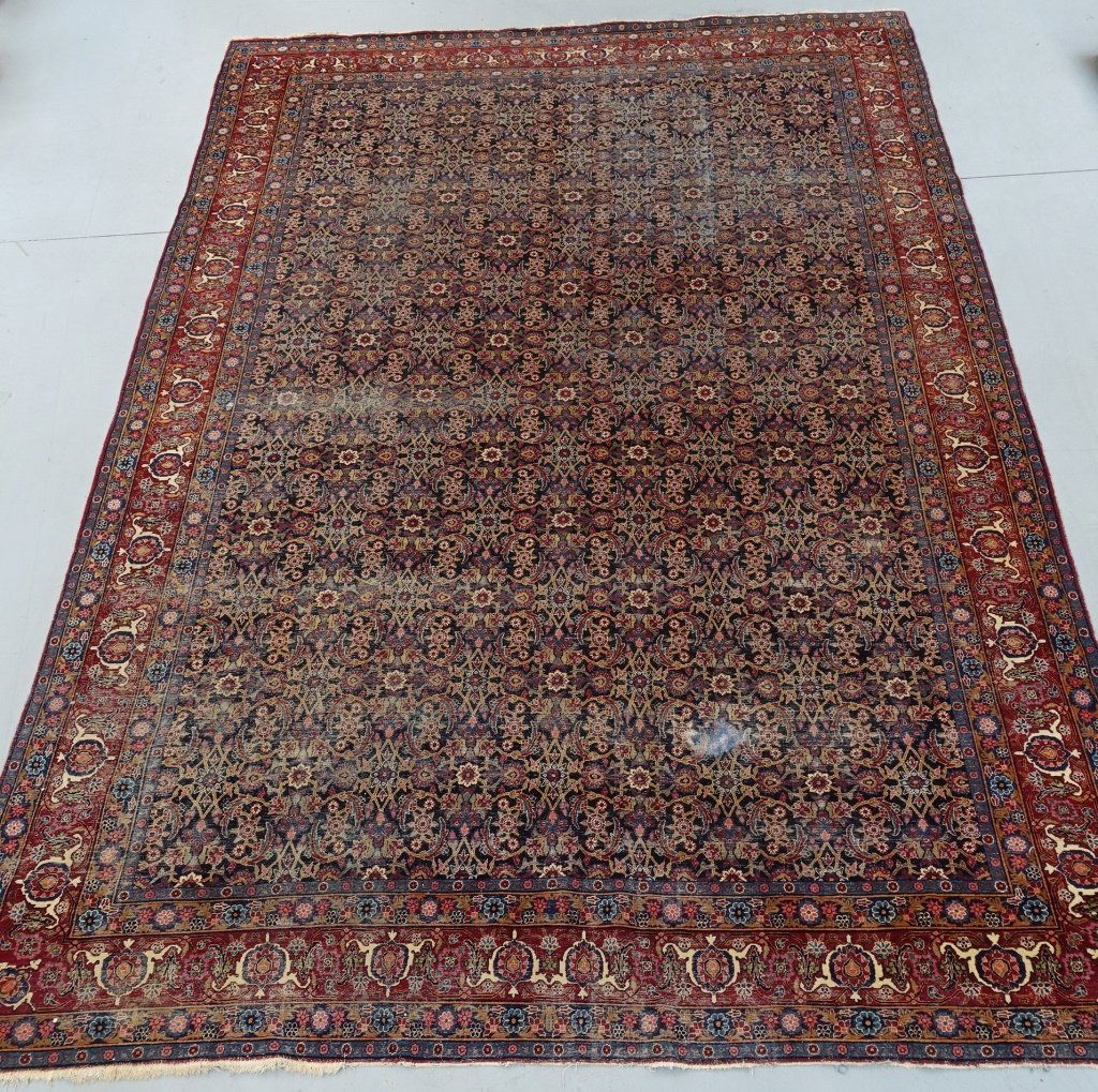 Antique Persian Room Size Carpet Rug (1 of 8)