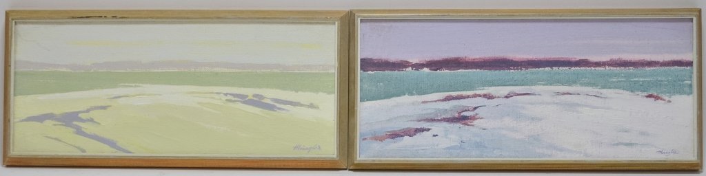 2 Signed  A.J. Miraglia Seascape O/C Paintings (1 of 5)