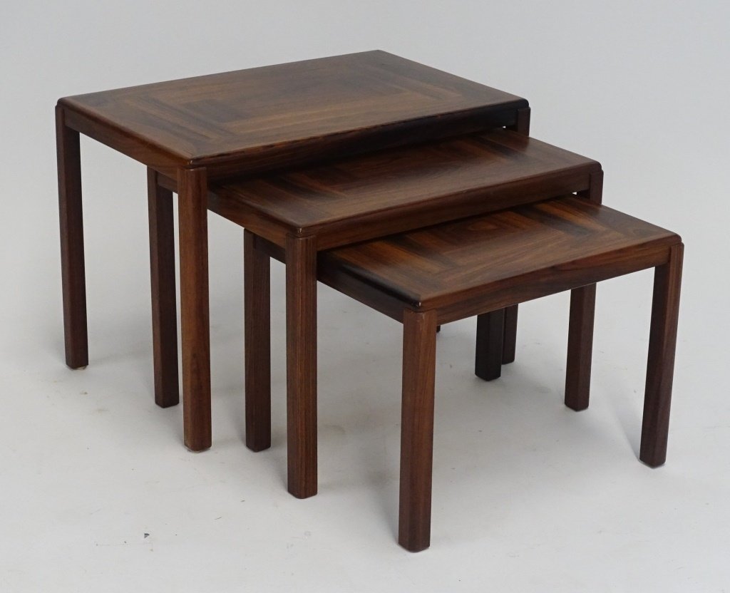 Danish Rosewood Vejle Stole Nesting Tables (1 of 4)