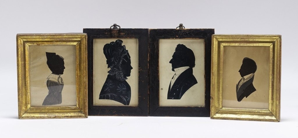 2 PC American Folk Art August Day Silhouettes (1 of 10)