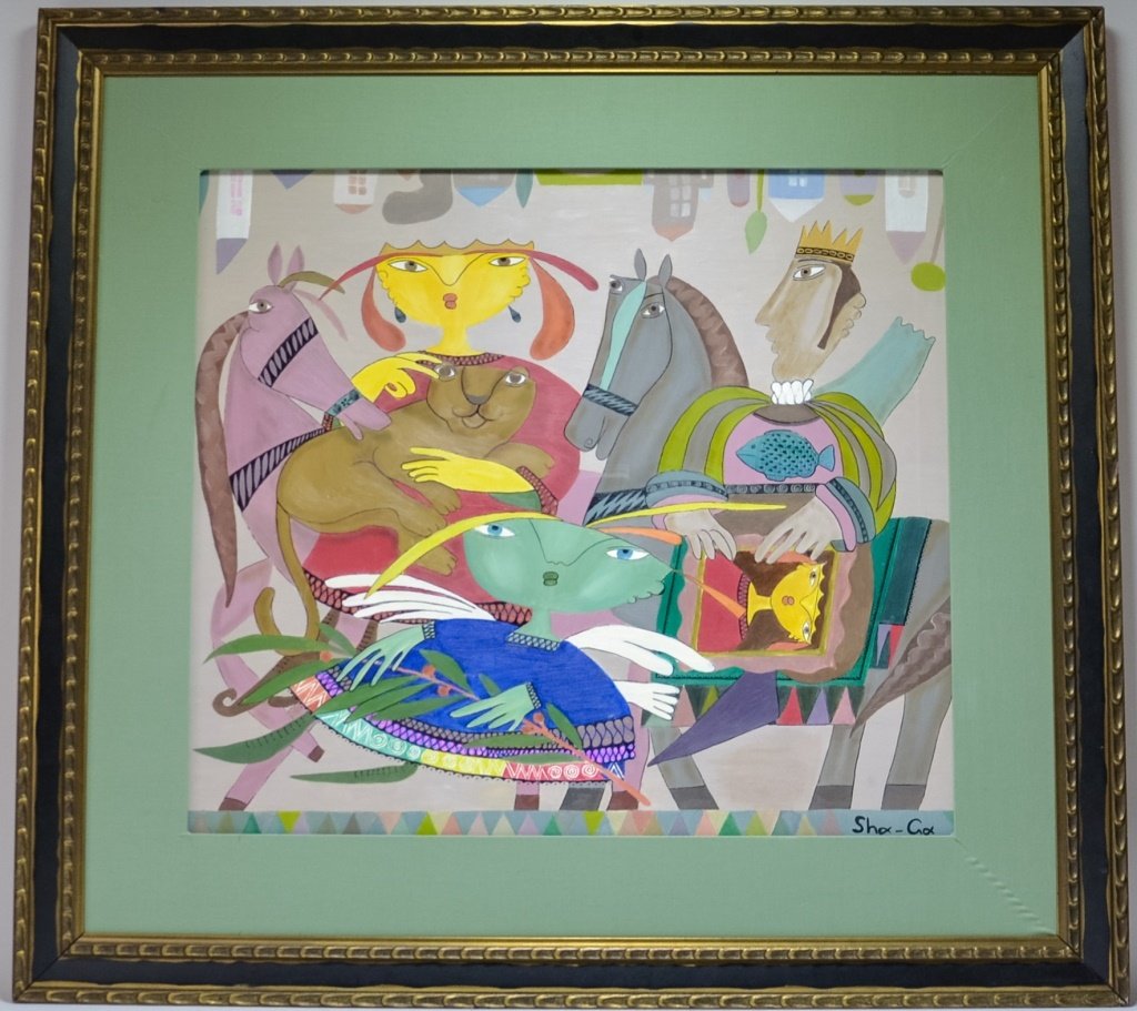 Gagik Shahinyan Royal Family Abstract Painting (1 of 6)