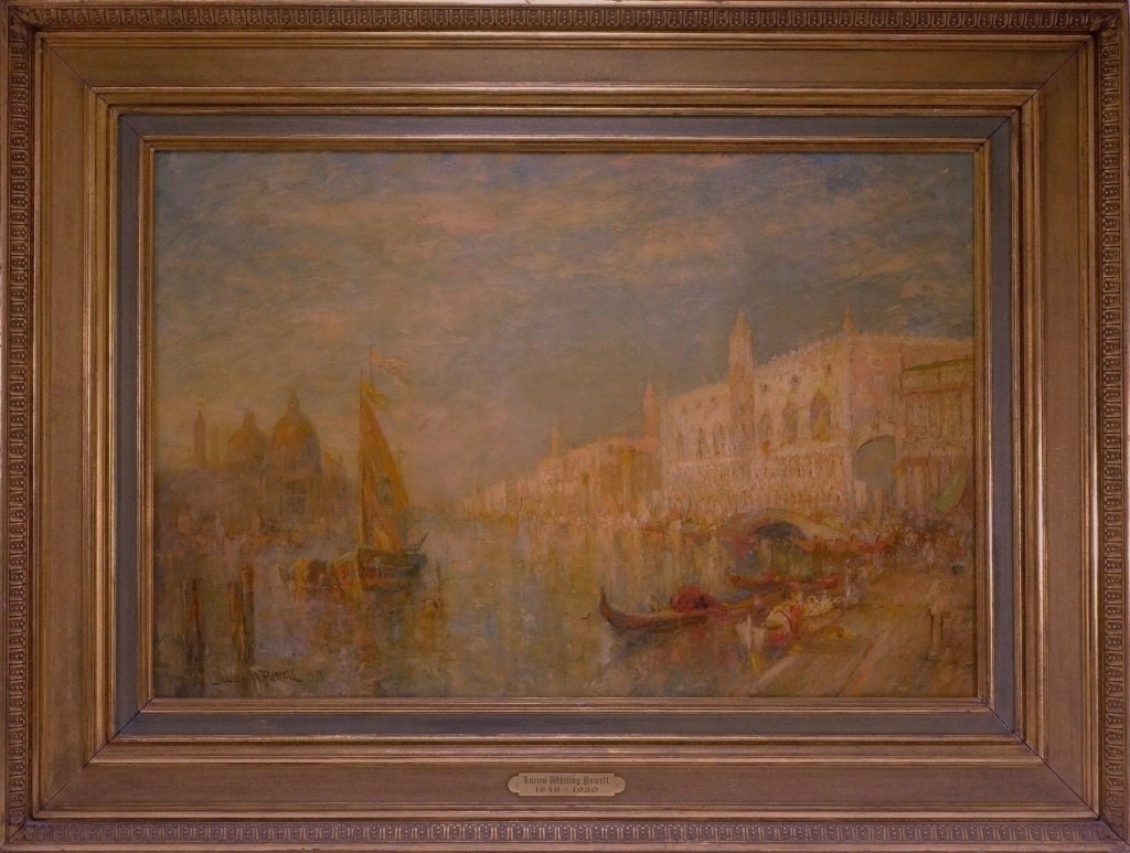 Lucien Powell Grand Canal Venetian Scene Painting (1 of 8)