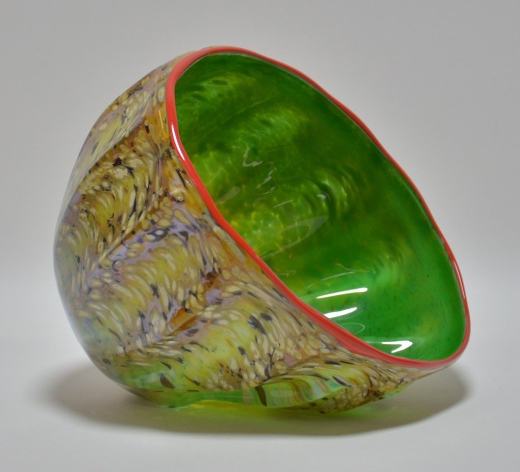 Dale Chihuly Macchia Abstract Art Glass Bowl (1 of 6)