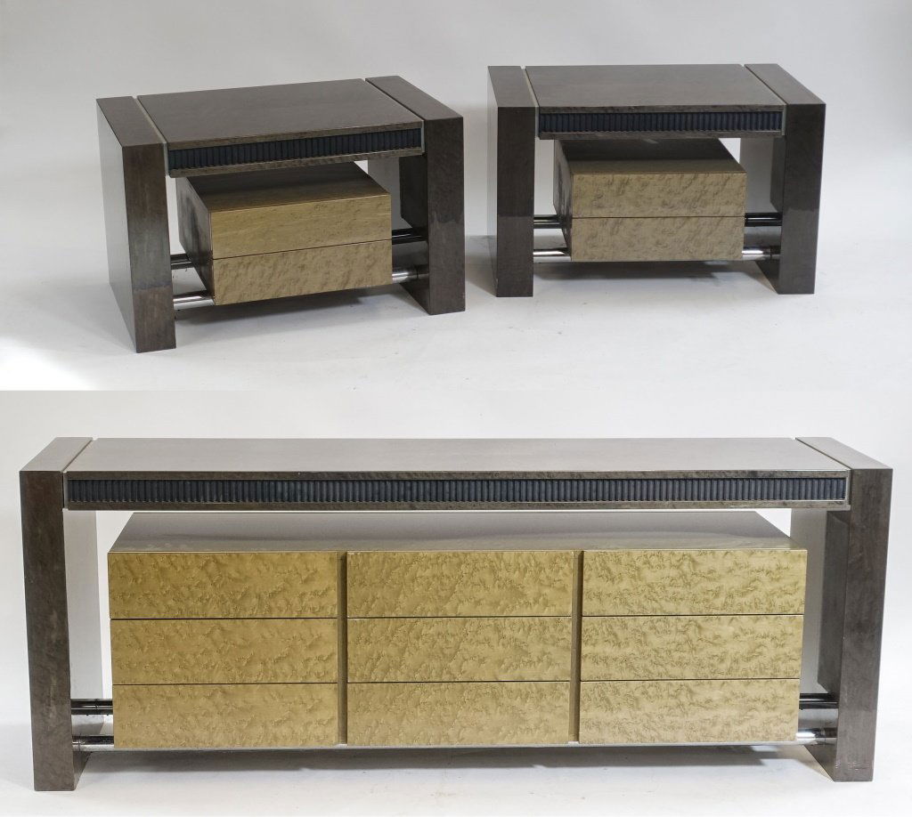 Italian Giovanni Saporiti Credenza and Side Tables (1 of 10)