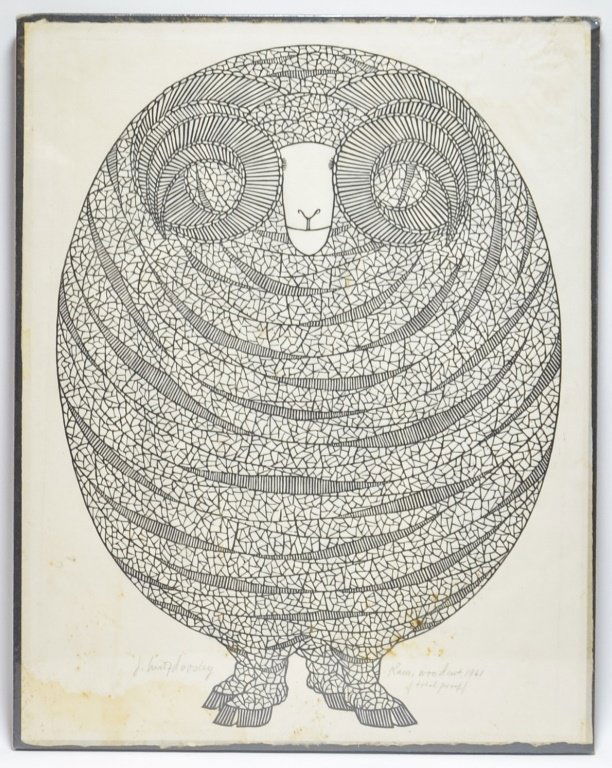 Jacques Hnizdovsky Ram Wood Cut 1961 Proof (1 of 5)