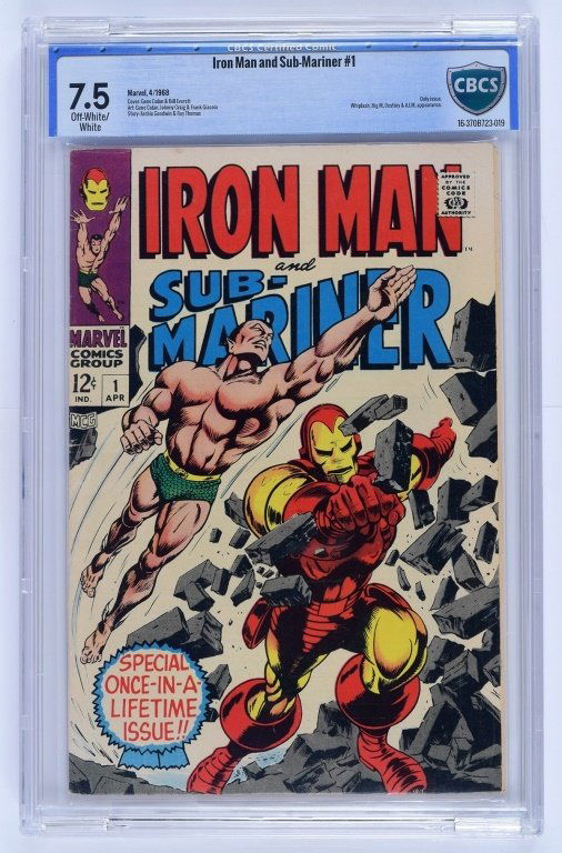 Marvel Comics Iron Man Sub-Mariner No. 1 CBCS 7.5 (1 of 1)