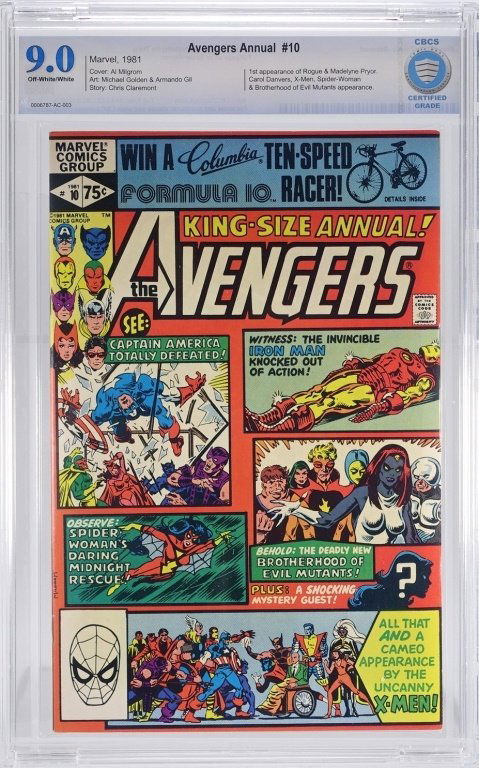 Marvel Comics Avengers Annual No. 10 CBCS 9.0 (1 of 2)