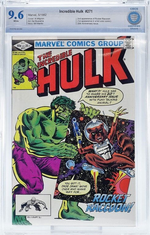 Marvel Comics Incredible Hulk No. 271 CBCS 9.6 (1 of 2)