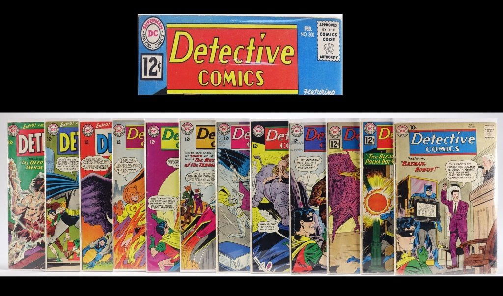 12 Silver Age D.C Detective Comics No. 281-337 (1 of 8)