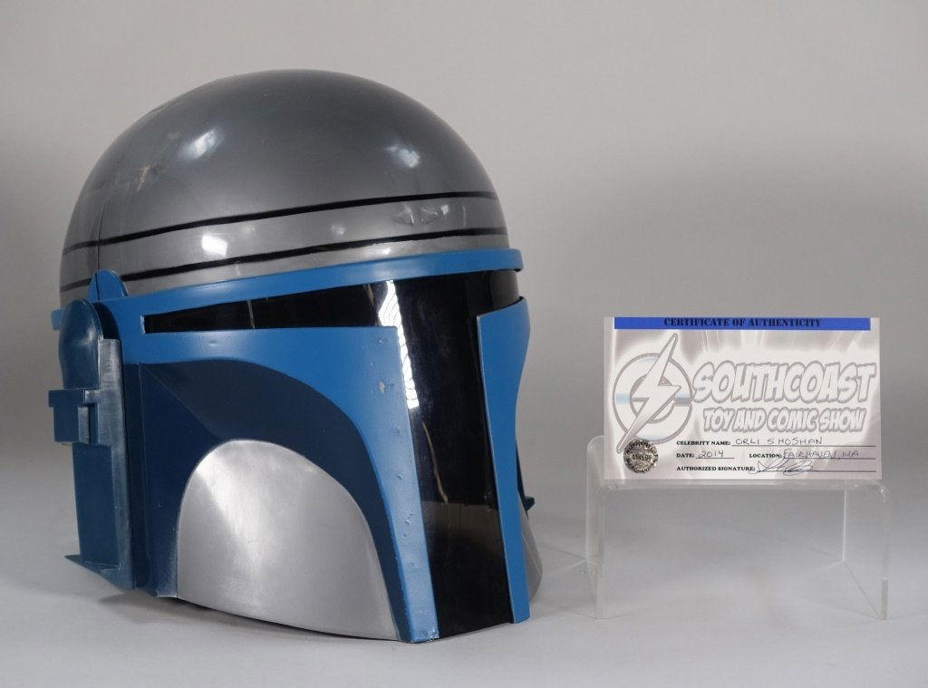 Orli Shoshan Shaak Ti Autographed Jango Helmet (1 of 7)