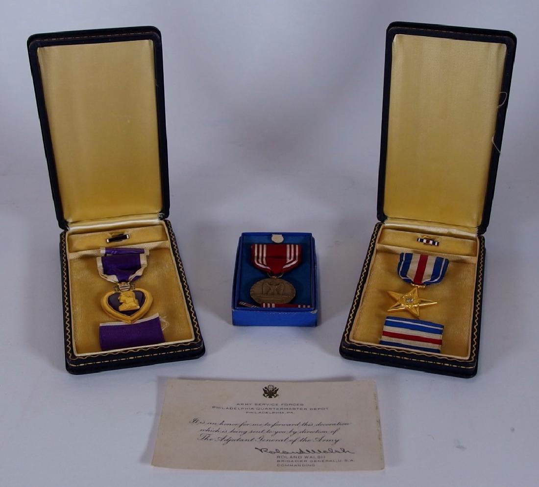 WWII Medal grouping for 1st LT Anthony J Ankuta (1 of 8)