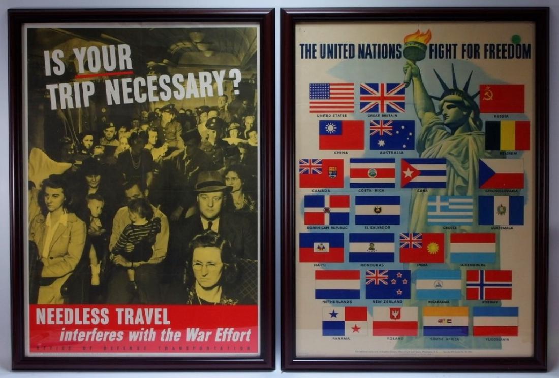 2 WWII War Propaganda Posters (1 of 9)