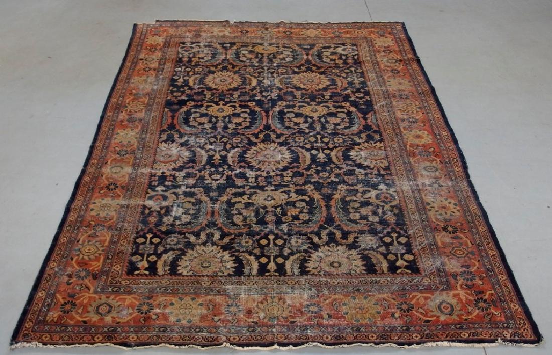 Persian Circa 1900 Mahal Zeiglar Type Carpet Rug (1 of 10)