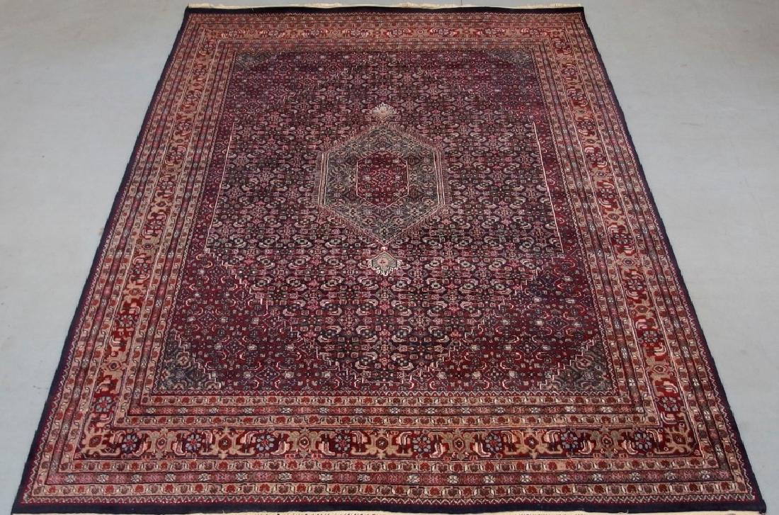 Oriental Indian Bijar Room Size Carpet Rug (1 of 7)