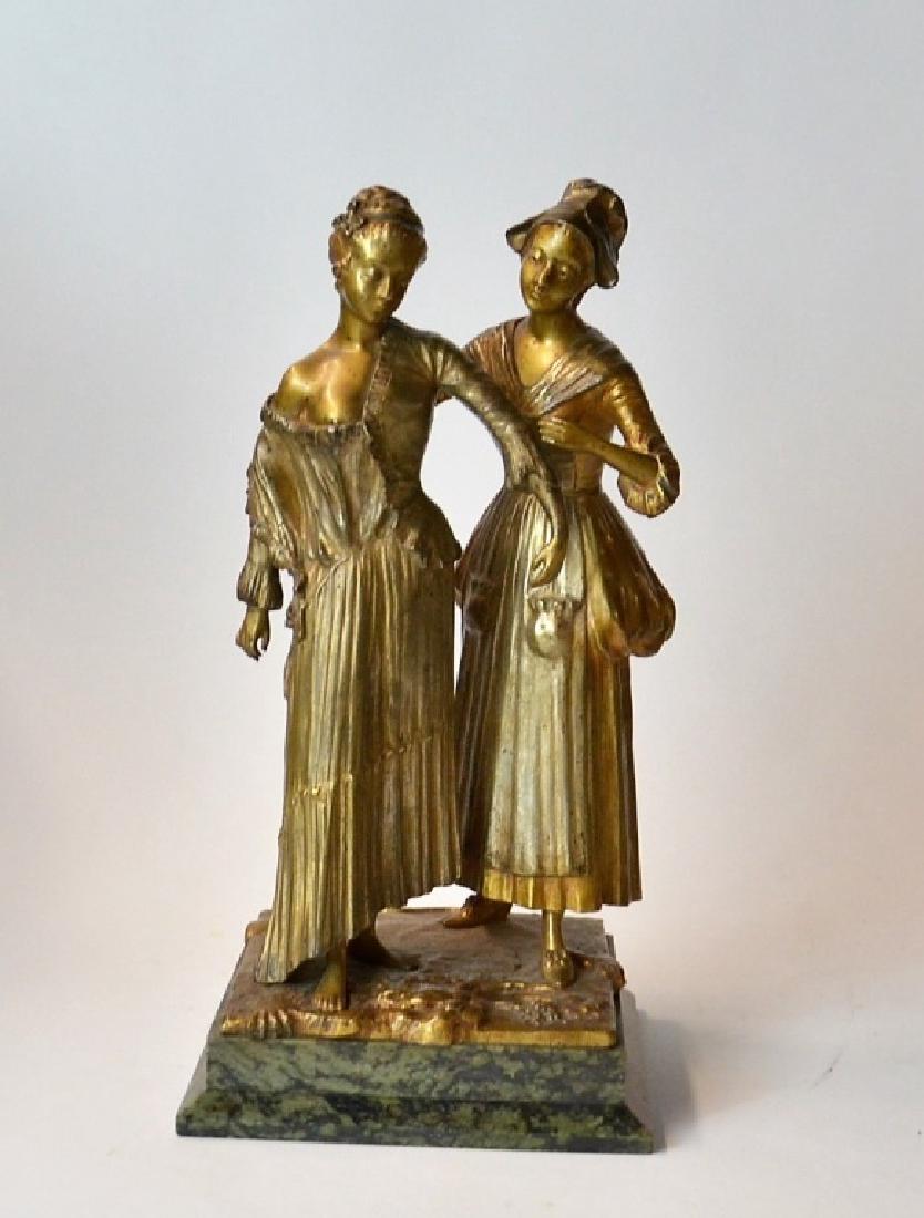 European C. Aaron Bronze Group of Female Lovers (1 of 8)