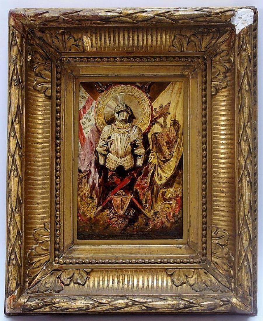 Enrique Atalaya O/B Still Life Painting of  Armor (1 of 7)
