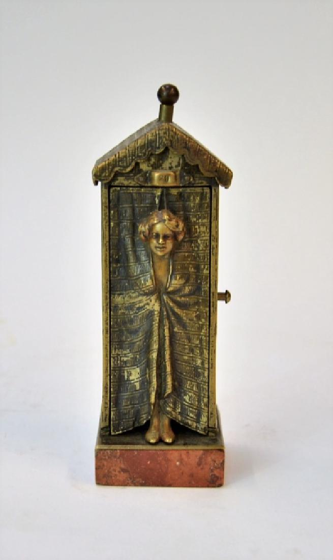 Franz Bergmann Mechanical Cabana Bronze Sculpture (1 of 9)