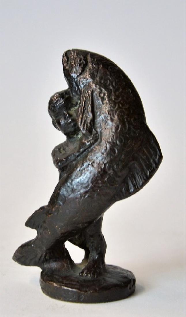 Arne Durban Norwegian Boy with Fish Bronze Figure (1 of 8)