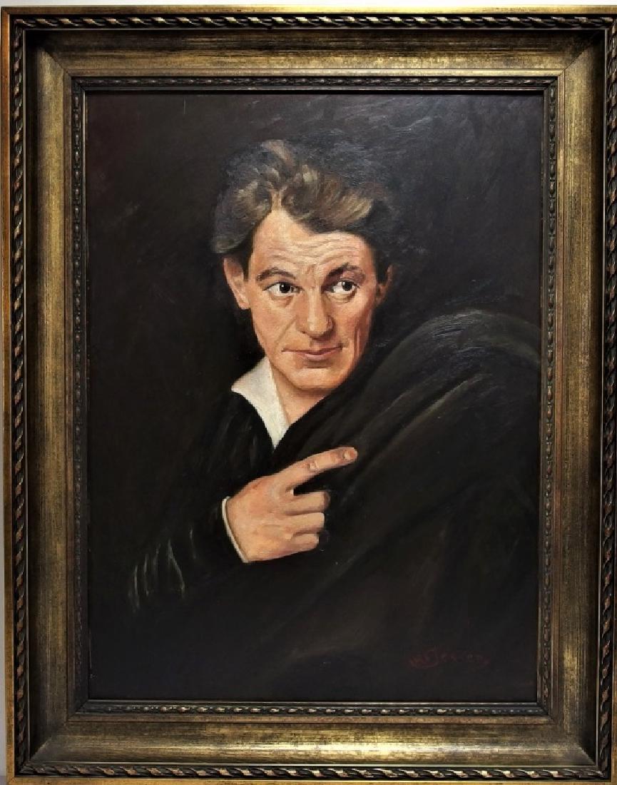 19C. O/C Portrait Painting of Shakespearean Actor (1 of 7)