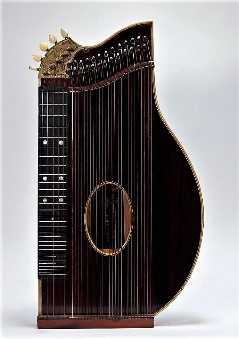 Vintage The Globe Lap Harp w/ Lap Steel (1 of 10)